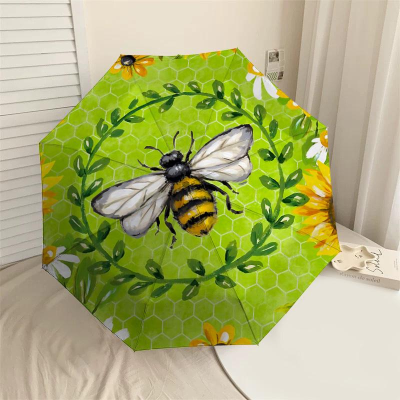 1pc Bee Sunflowers Automatic Open/Close Umbrella with Windproof, 8-Rib Sturdy Canopy, Durable Ribs, Fashionable Design1226A
1pc Bee Sunflowers Automatic Open/Close Umbrella with Windproof, 8-Rib Sturdy Canopy, Durable Ribs, Fashionable Design1226A