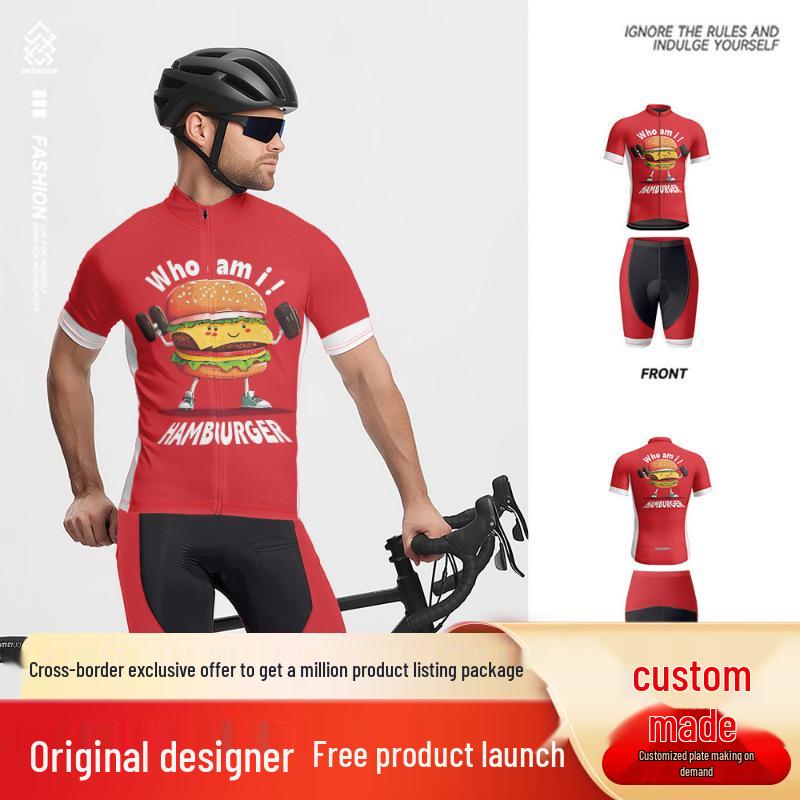 Creative Cartoon Print Summer Cycling Jersey Set for Men & Women – Thin, Fashionable Sportswear L
Creative Cartoon Print Summer Cycling Jersey Set for Men & Women – Thin, Fashionable Sportswear L
