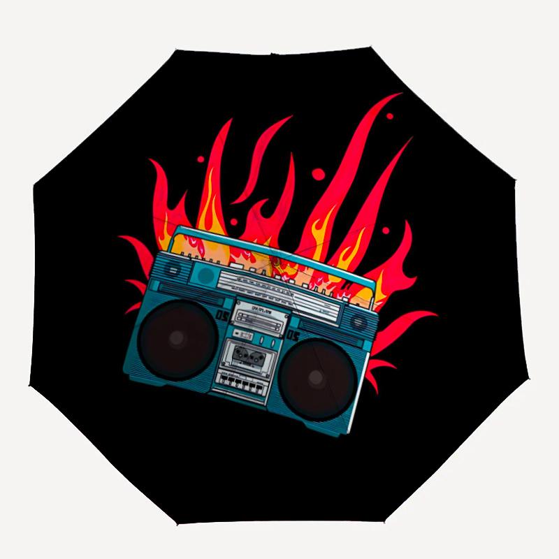 1pc Boombox FlamesAutomatic Open/close Umbrella, 8-Rib sturdy structure, Portable Travel Umbrella, Parties, Everyday Usec100
1pc Boombox FlamesAutomatic Open/close Umbrella, 8-Rib sturdy structure, Portable Travel Umbrella, Parties, Everyday Usec100