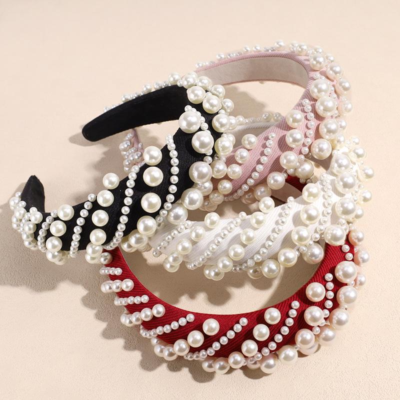 Retro Pearl Sponge Headband Baroque Hairpin Hair Accessory for Women белый
Retro Pearl Sponge Headband Baroque Hairpin Hair Accessory for Women белый