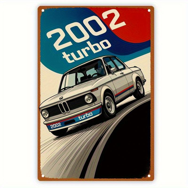 Vintage 2002 Turbo Metal Tin Sign Classic Car Retro Wall Art Red Blue Design with Turbo Label Perfect for Home Offi 20x30cm(7.8x11.8inch)
Vintage 2002 Turbo Metal Tin Sign Classic Car Retro Wall Art Red Blue Design with Turbo Label Perfect for Home Offi 20x30cm(7.8x11.8inch)