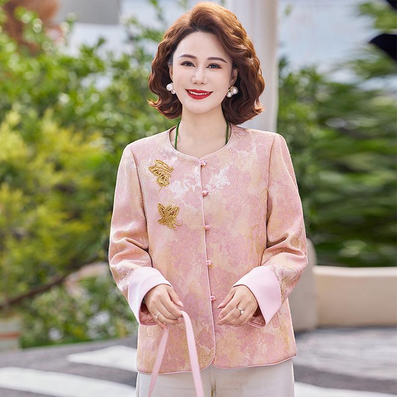 2026 New Chinese Style Embroidered Sequins Round Neck Plus Size Jacket for Spring/Autumn – Elegant Mother’s Wear 4XL (suitable for 68-73kg) розовый
2026 New Chinese Style Embroidered Sequins Round Neck Plus Size Jacket for Spring/Autumn – Elegant Mother’s Wear 4XL (suitable for 68-73kg) розовый