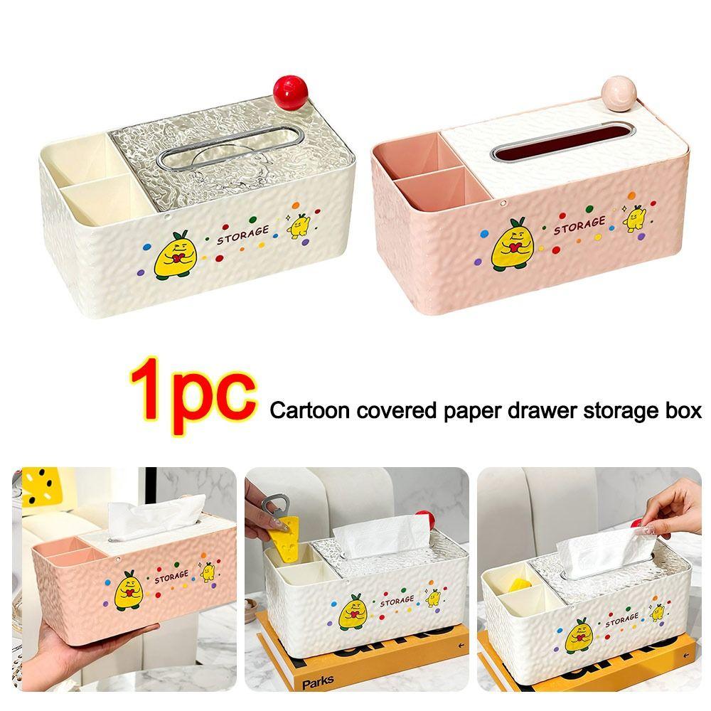 Cartoon Tissue Box Multifunctional Desktop Storage Box Cute Napkin Holder Home Office бежевий
Cartoon Tissue Box Multifunctional Desktop Storage Box Cute Napkin Holder Home Office бежевий