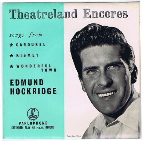 7inch Record EDMUND HOCKRIDGE - Theatreland Encores GEP8628 Parlophone 1957 UK Pop Used
7inch Record EDMUND HOCKRIDGE - Theatreland Encores GEP8628 Parlophone 1957 UK Pop Used
