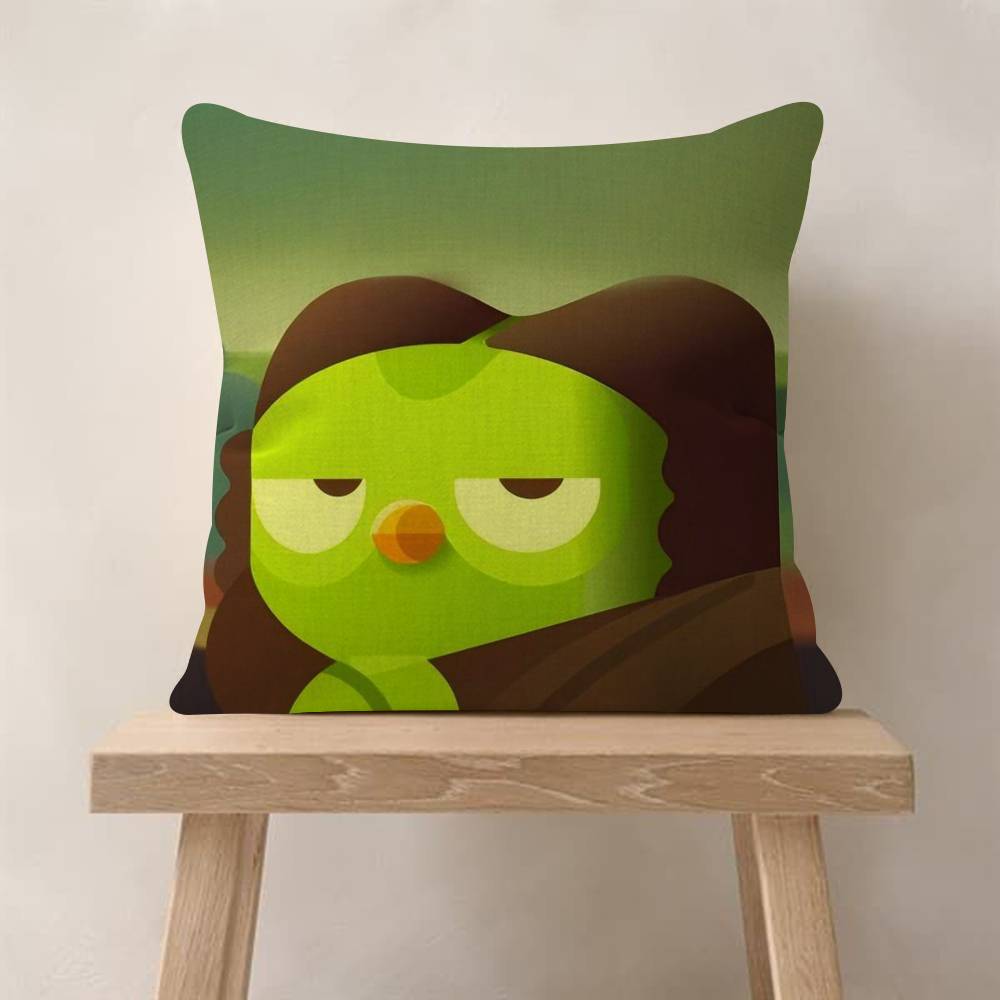 Cartoon DDuolingo Owl HD Personalized Picture Text Home Decorative Pillows Household Gifts xcm 30x30 cm
Cartoon DDuolingo Owl HD Personalized Picture Text Home Decorative Pillows Household Gifts xcm 30x30 cm