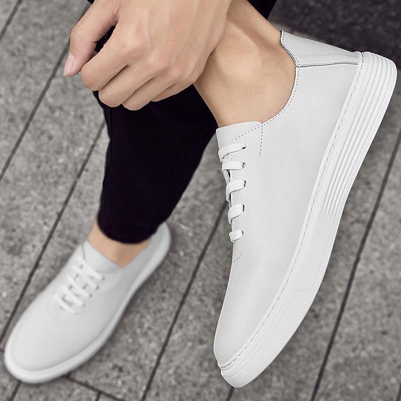 Men s shoes spring 2025 new soft-faced little white leather shoes men s daily travel comfortable board shoes personalized casual trendy shoes 37 белый
Men s shoes spring 2025 new soft-faced little white leather shoes men s daily travel comfortable board shoes personalized casual trendy shoes 37 белый