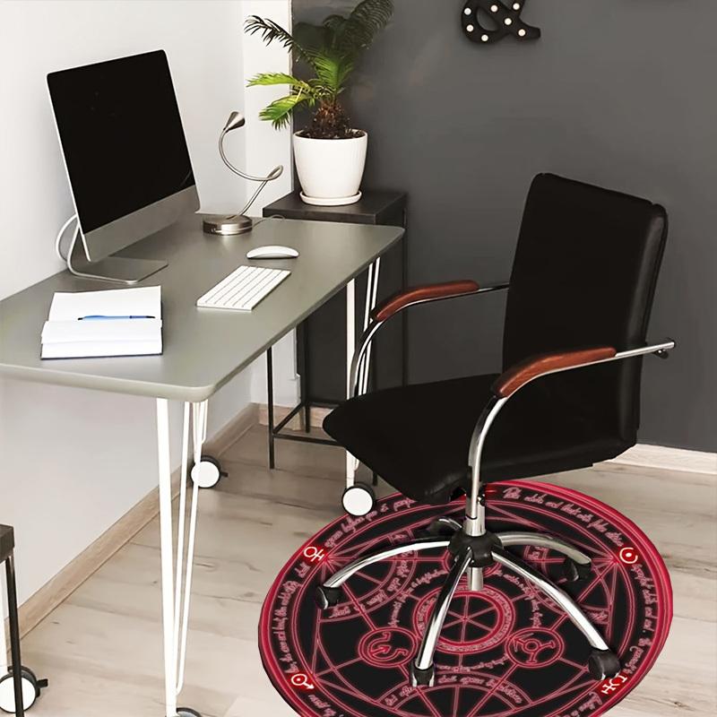 1pc Alchemical Transmutation Circle Round carpet, Made of Polyester,Perfect for Decorating Office Chairs, Living Rooms 80cm
1pc Alchemical Transmutation Circle Round carpet, Made of Polyester,Perfect for Decorating Office Chairs, Living Rooms 80cm