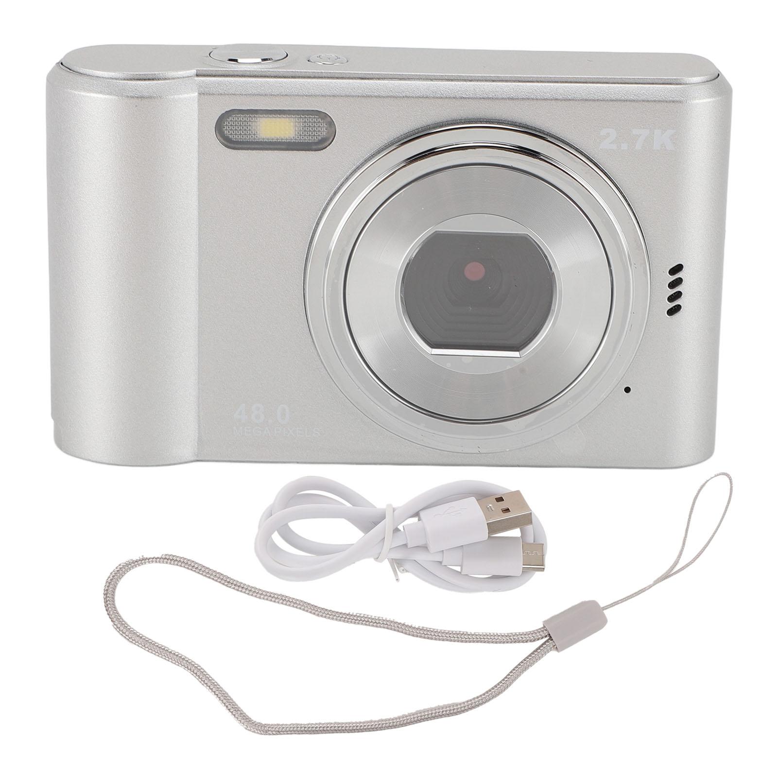 Digital Camera for Teens Kids 2.7K 48MP HD 2.4 Inch Color Screen 8X Digital Zoom Compact Camera for
Digital Camera for Teens Kids 2.7K 48MP HD 2.4 Inch Color Screen 8X Digital Zoom Compact Camera for