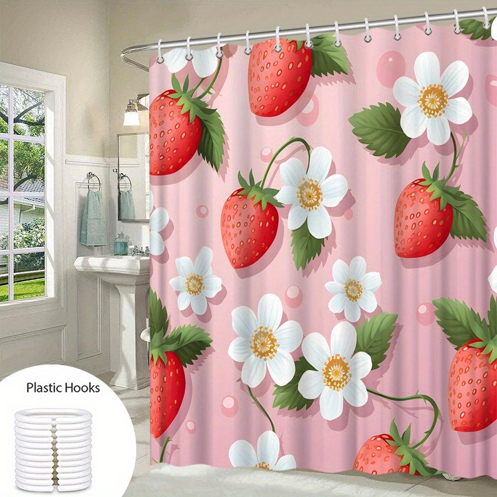 A Sweet Strawberry Shower Curtain: Bring a Touch of Nature to Your Bathroom with This Adorable Design Featuring Juicy W90XH180cm
A Sweet Strawberry Shower Curtain: Bring a Touch of Nature to Your Bathroom with This Adorable Design Featuring Juicy W90XH180cm
