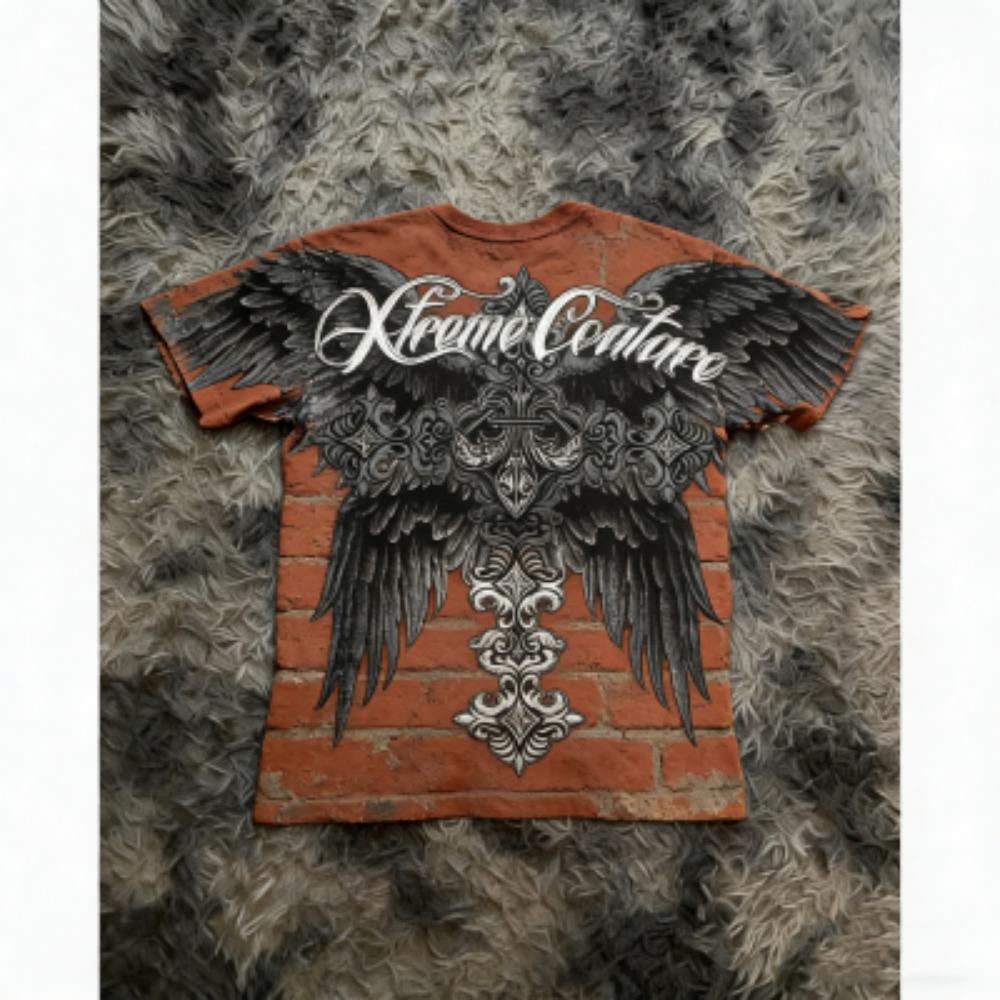 Fashion Summer Kids T-shirt Gothic Skull Cross Wing Print Tees Round Neck T-shirt Outdoor Street Style Top Casual Boy and Girl s Clothing 100
Fashion Summer Kids T-shirt Gothic Skull Cross Wing Print Tees Round Neck T-shirt Outdoor Street Style Top Casual Boy and Girl s Clothing 100