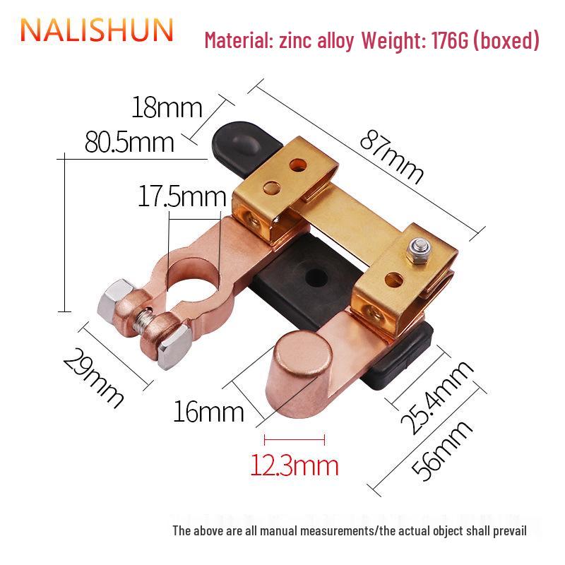 Универсальный латунный ножевой выключатель отрицательной клеммы автомобильного аккумулятора
Универсальный латунный ножевой выключатель отрицательной клеммы автомобильного аккумулятора