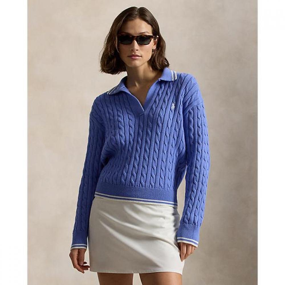 Polo Ralph Lauren Women S Cable Knit Polo Sweater wmxgSwenc020102430 L
Polo Ralph Lauren Women S Cable Knit Polo Sweater wmxgSwenc020102430 L