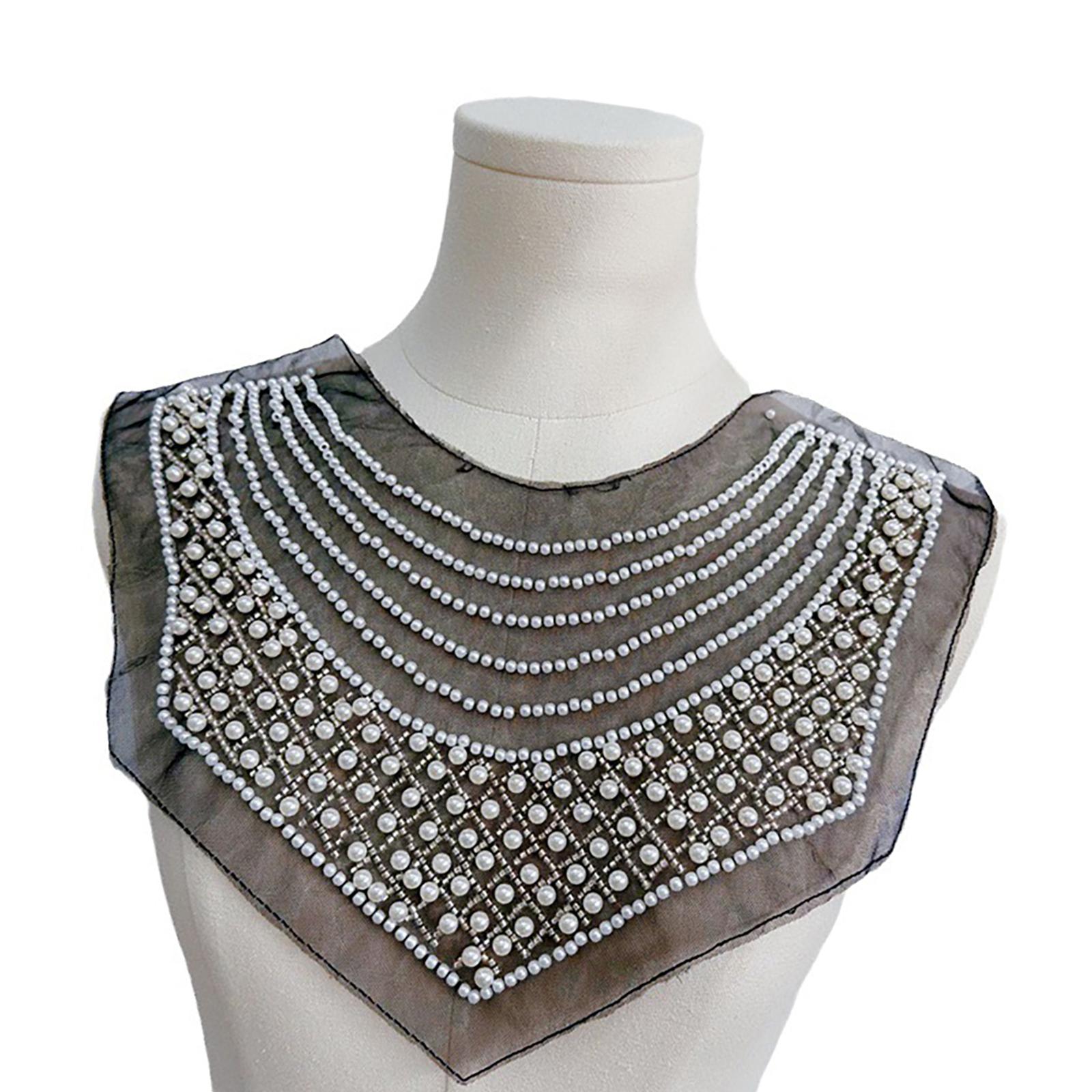 Beadwork Embroidery Collar Applique Clothes Collar Patches Fabric and Hand Sewing For Office Wear And Special Occasion чёрный
Beadwork Embroidery Collar Applique Clothes Collar Patches Fabric and Hand Sewing For Office Wear And Special Occasion чёрный