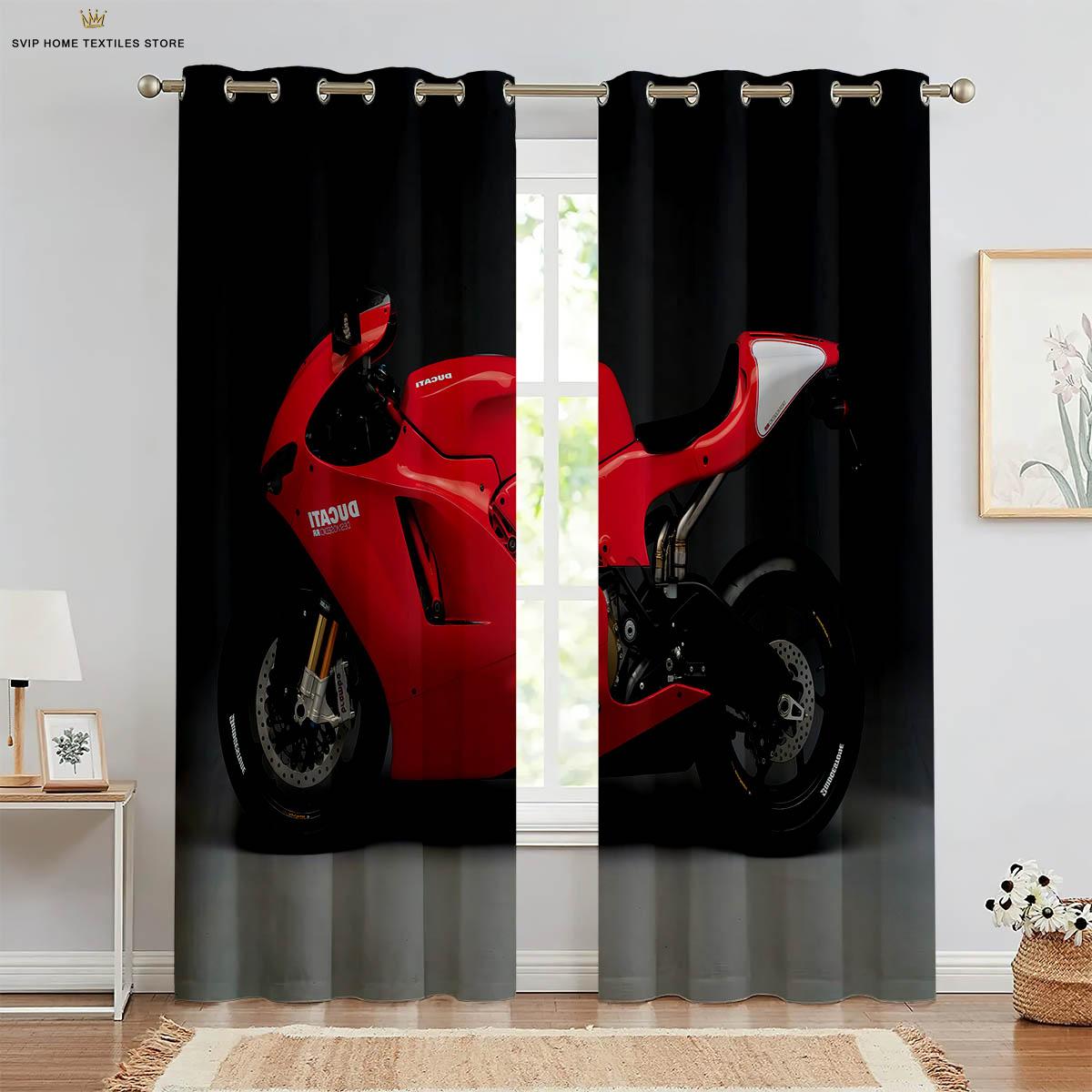 Motorcycle Racing 3D Printing Curtains, Polyester Material Fiber, Living Room, Food,Prep Area Sleeping,Room Club Decor, 2 Pcs W50X130H(CM)X2PCS&Rod pocket
Motorcycle Racing 3D Printing Curtains, Polyester Material Fiber, Living Room, Food,Prep Area Sleeping,Room Club Decor, 2 Pcs W50X130H(CM)X2PCS&Rod pocket