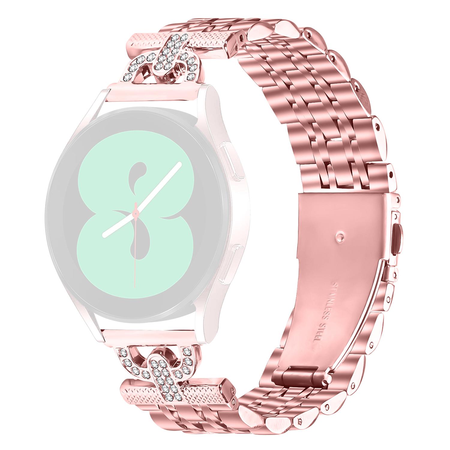 Watch Band for Samsung Galaxy Watch3 41mm/Watch Active2 44mm/40mm 7-Bead D-Shape Rhinestones Decor Stainless Steel Colored Watch Strap
Watch Band for Samsung Galaxy Watch3 41mm/Watch Active2 44mm/40mm 7-Bead D-Shape Rhinestones Decor Stainless Steel Colored Watch Strap