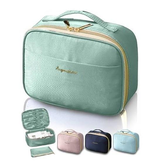 Magazine feature Elegant cute box-type cosmetic pouch large capacity makeup box storage women brush RIMINA green.
Magazine feature Elegant cute box-type cosmetic pouch large capacity makeup box storage women brush RIMINA green.