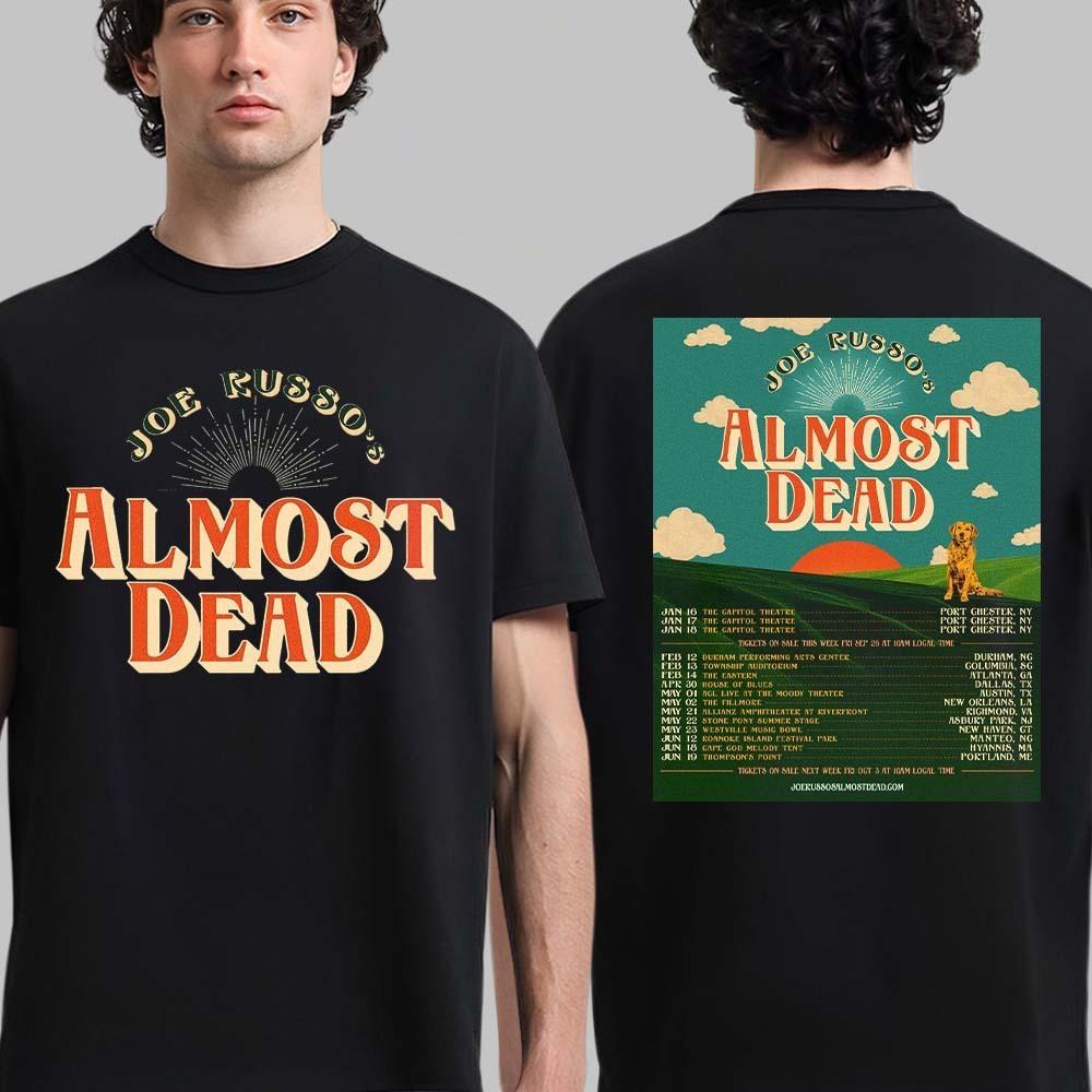 Joe Russos’s Almost Dead 2026 North American Schedule Dates Two Sided T-Shirt 4XL
Joe Russos’s Almost Dead 2026 North American Schedule Dates Two Sided T-Shirt 4XL