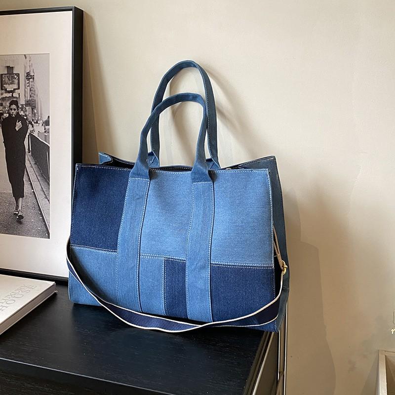 Casual Large-capacity Bag Women s Canvas Denim Tote Class Commuting One-shoulder Handbag светло-синий
Casual Large-capacity Bag Women s Canvas Denim Tote Class Commuting One-shoulder Handbag светло-синий