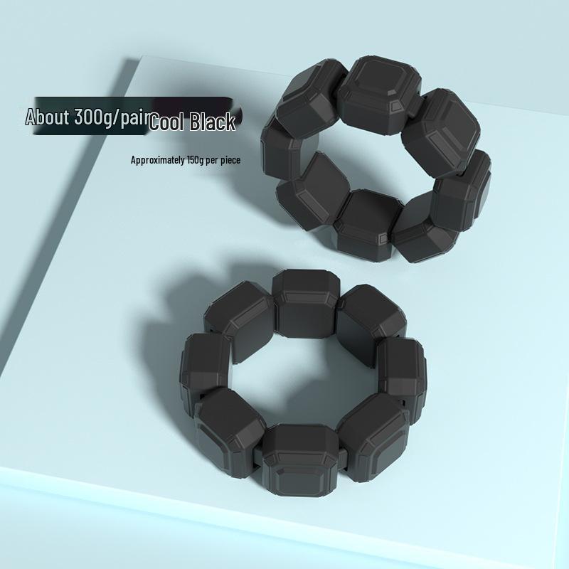 New Silicone Weighted Wristbands for Yoga, Running, Swimming, and Sports Fitness Pair Total Weight 300g, Price per Pair чорний
New Silicone Weighted Wristbands for Yoga, Running, Swimming, and Sports Fitness Pair Total Weight 300g, Price per Pair чорний