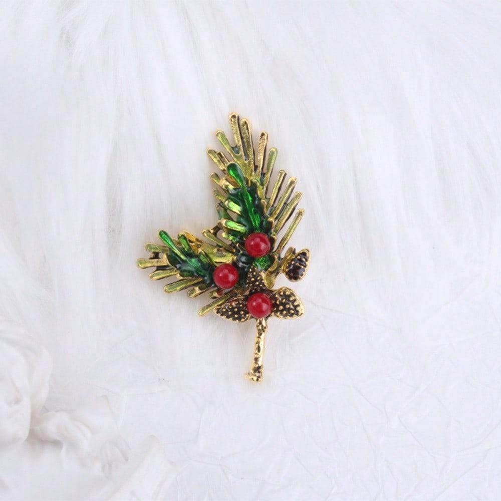 1pc Ladies Lovely Branches Leaves Fruits Brooch - Retro Elegant, Fashion Creative, Exquisite Craft, Ideal for Scarves/Jackets
1pc Ladies Lovely Branches Leaves Fruits Brooch - Retro Elegant, Fashion Creative, Exquisite Craft, Ideal for Scarves/Jackets