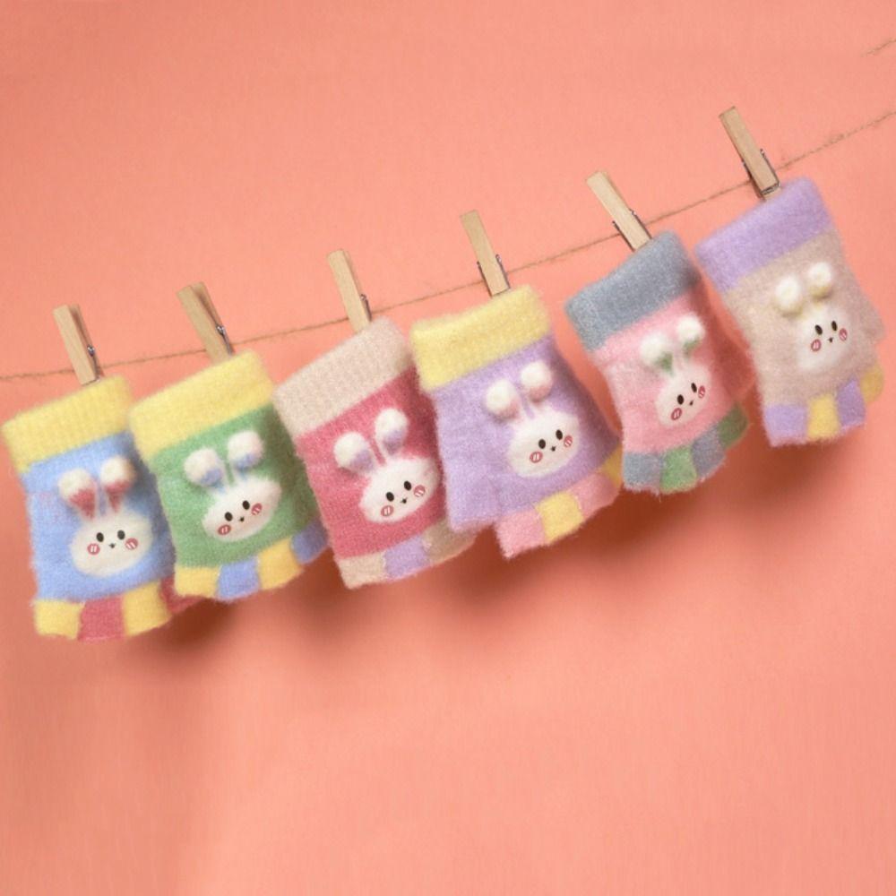 Wool Children Gloves Cartoon Knitted Mittens Durable Kids Fingerless Gloves For 0-2 Years Kids фіолетовий
Wool Children Gloves Cartoon Knitted Mittens Durable Kids Fingerless Gloves For 0-2 Years Kids фіолетовий