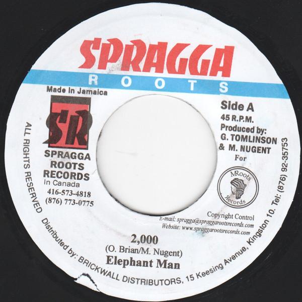 7inch Record ELEPHANT MAN / TERROR FABULOUS & ZE - 2,000 / Quban NONE Spragga Roots Jamaica Reggae, Ska & Dub Used
7inch Record ELEPHANT MAN / TERROR FABULOUS & ZE - 2,000 / Quban NONE Spragga Roots Jamaica Reggae, Ska & Dub Used