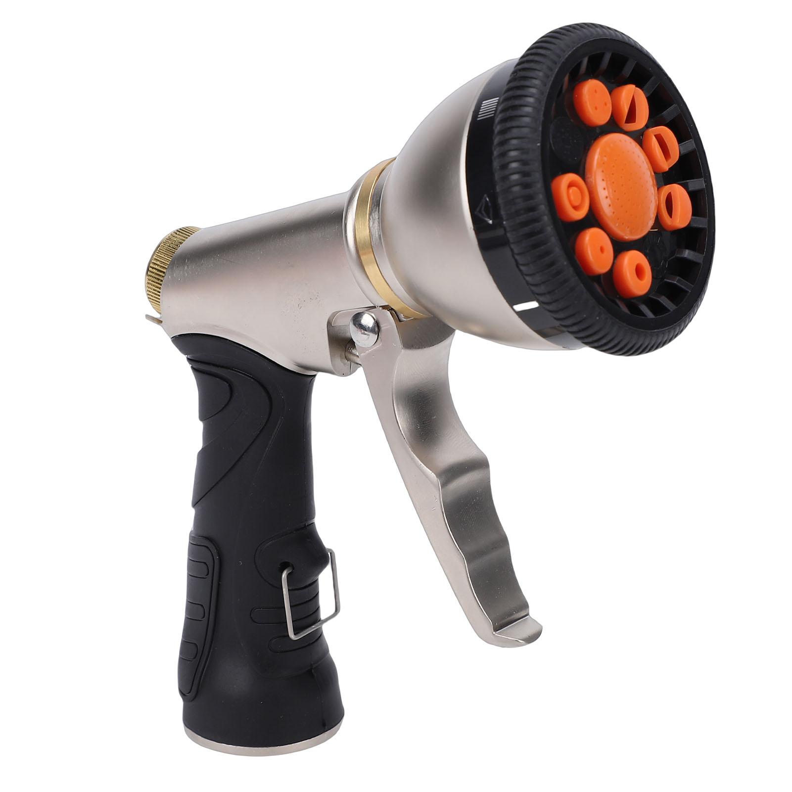 Garden Hose Nozzle, Water Spray Nozzle with 9 Modes Watering Patterns, 3Celsius4 Inch Garden Hose Thread, for Watering Plants Washing Cars
Garden Hose Nozzle, Water Spray Nozzle with 9 Modes Watering Patterns, 3Celsius4 Inch Garden Hose Thread, for Watering Plants Washing Cars