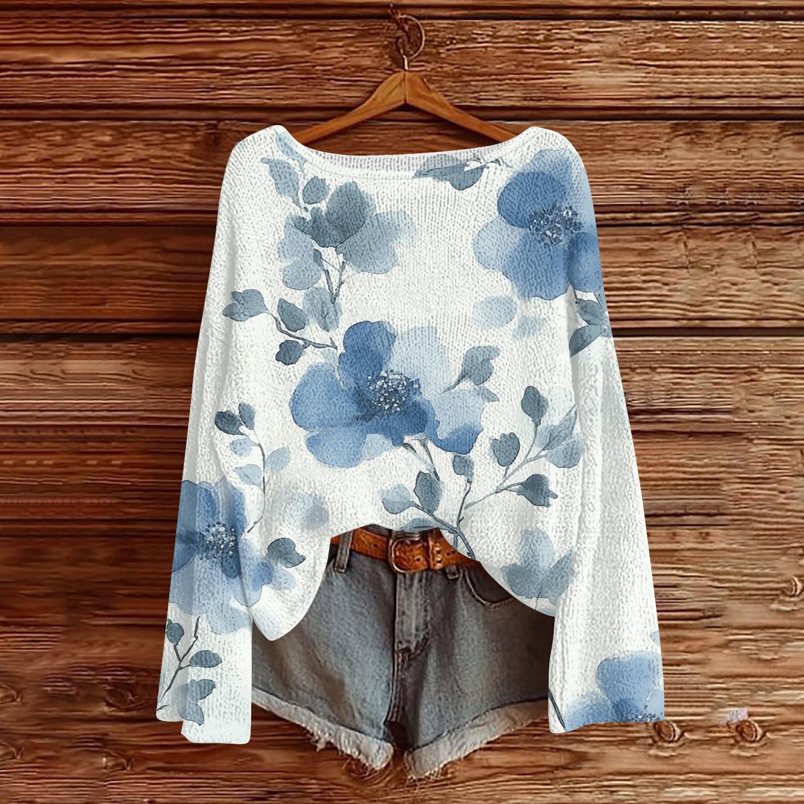 Sweatshirts For Women Knit Sweater Cute Shirt Fall Crewneck Pullover Tops L
Sweatshirts For Women Knit Sweater Cute Shirt Fall Crewneck Pullover Tops L