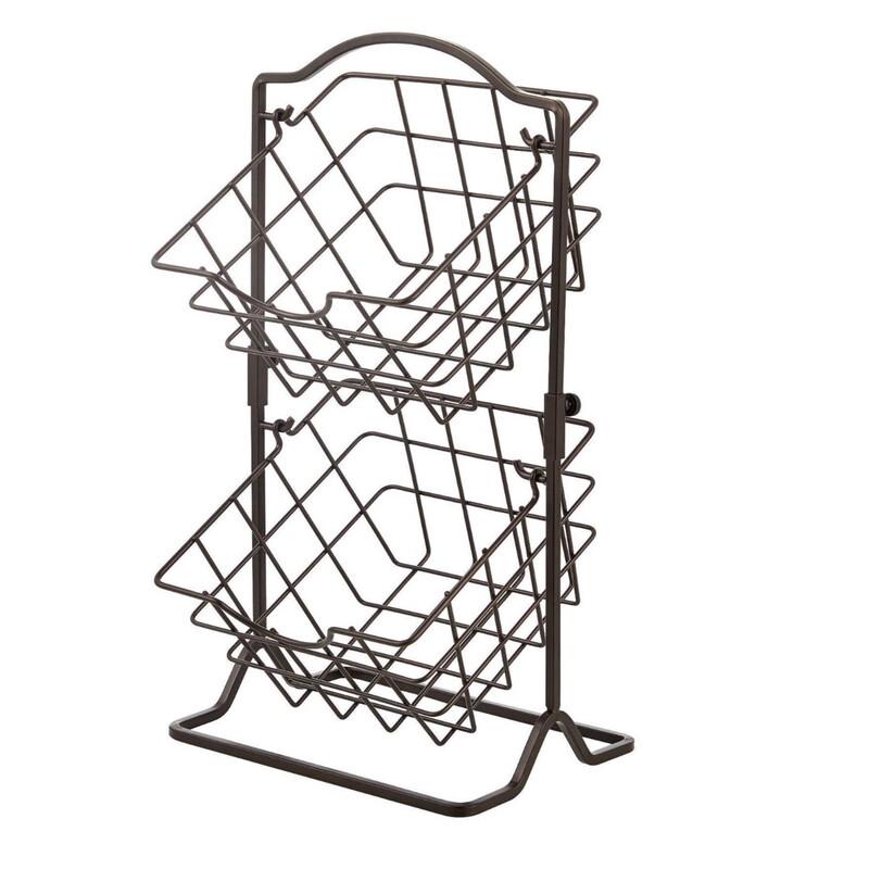 Zhi Shi 2-Tier Fruit and Makeup Storage Organizer
Zhi Shi 2-Tier Fruit and Makeup Storage Organizer