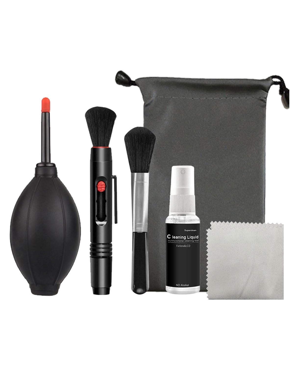 Samcos Camera Cleaning Lens Cleaner for SLR Easy Cleaning and Set with Cleaning Spray Cleaning Cleaning Air and Dust Brush for Cleaning Digital Cell
Samcos Camera Cleaning Lens Cleaner for SLR Easy Cleaning and Set with Cleaning Spray Cleaning Cleaning Air and Dust Brush for Cleaning Digital Cell