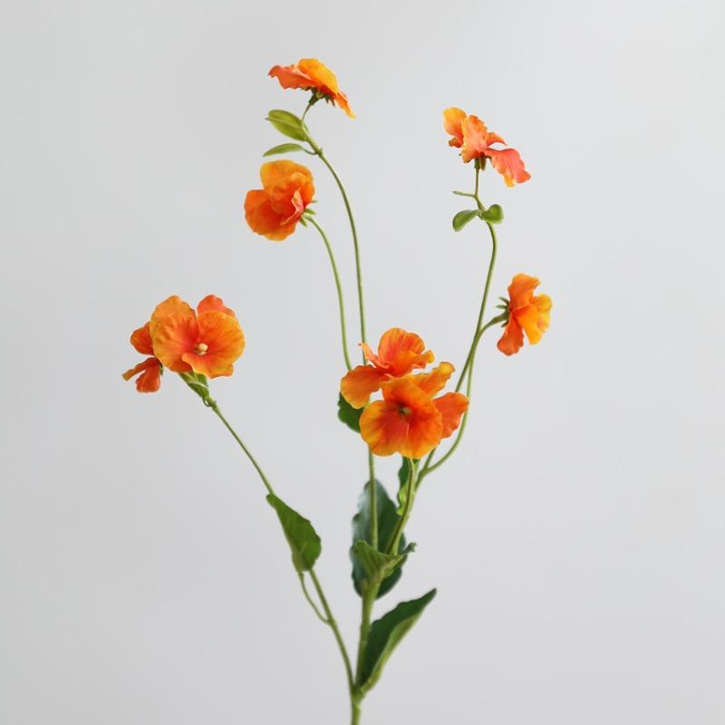 5pcs Silk White Pansies Butterfly Flower Simulation Green Plant Restaurant Decoration Fake Flowers Artificial Pansy Branch помаранчевий
5pcs Silk White Pansies Butterfly Flower Simulation Green Plant Restaurant Decoration Fake Flowers Artificial Pansy Branch помаранчевий