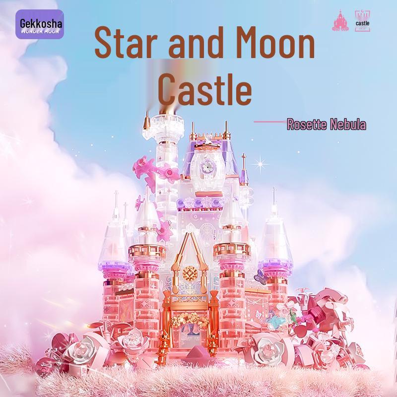 Moonlight Society Star Castle Flower Building Blocks - Micro Particle Toy for Girls, Perfect Holiday Gift Set with Gift Box Packaging.
Moonlight Society Star Castle Flower Building Blocks - Micro Particle Toy for Girls, Perfect Holiday Gift Set with Gift Box Packaging.