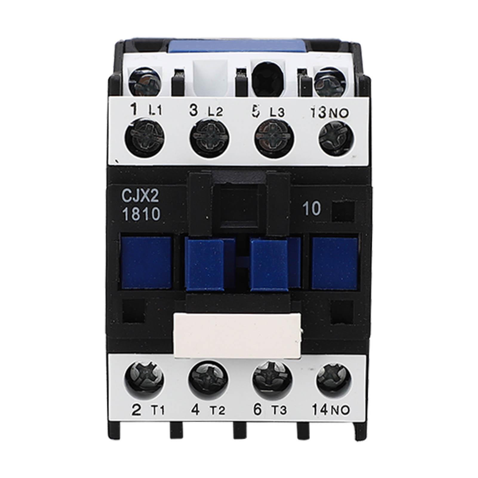 AC Contactor Copper Coil 3P Normally Open Silver Contact Circuit Switch Controller AC110V 18A
AC Contactor Copper Coil 3P Normally Open Silver Contact Circuit Switch Controller AC110V 18A