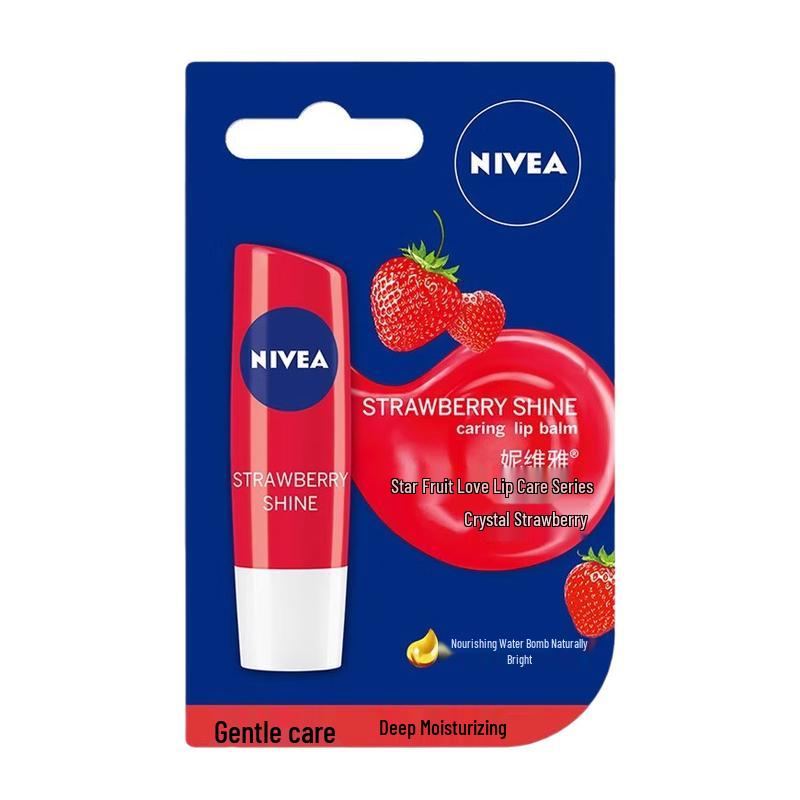 NIVEA Crystal Strawberry Lip Balm 4.8g
NIVEA Crystal Strawberry Lip Balm 4.8g