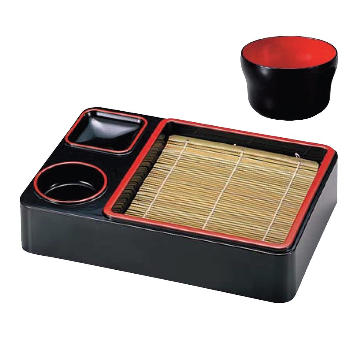 Soba Zaru Manbaju bottom black with soba made of x 21 x made in Japan J-kitchens bowl, soba, (with plate), Tenshu, choko, unbreakable, resin, 30.1 6.5
Soba Zaru Manbaju bottom black with soba made of x 21 x made in Japan J-kitchens bowl, soba, (with plate), Tenshu, choko, unbreakable, resin, 30.1 6.5