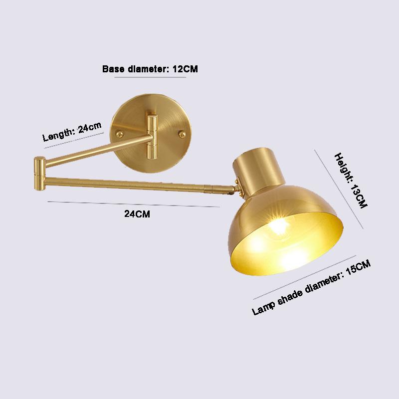 Современный минималистский настенный светильник с двумя кронштейнами для спальни, кабинета, коридора, регулируемый складной светильник No light bulb&GB E27 lamp holder золотистый
Современный минималистский настенный светильник с двумя кронштейнами для спальни, кабинета, коридора, регулируемый складной светильник No light bulb&GB E27 lamp holder золотистый