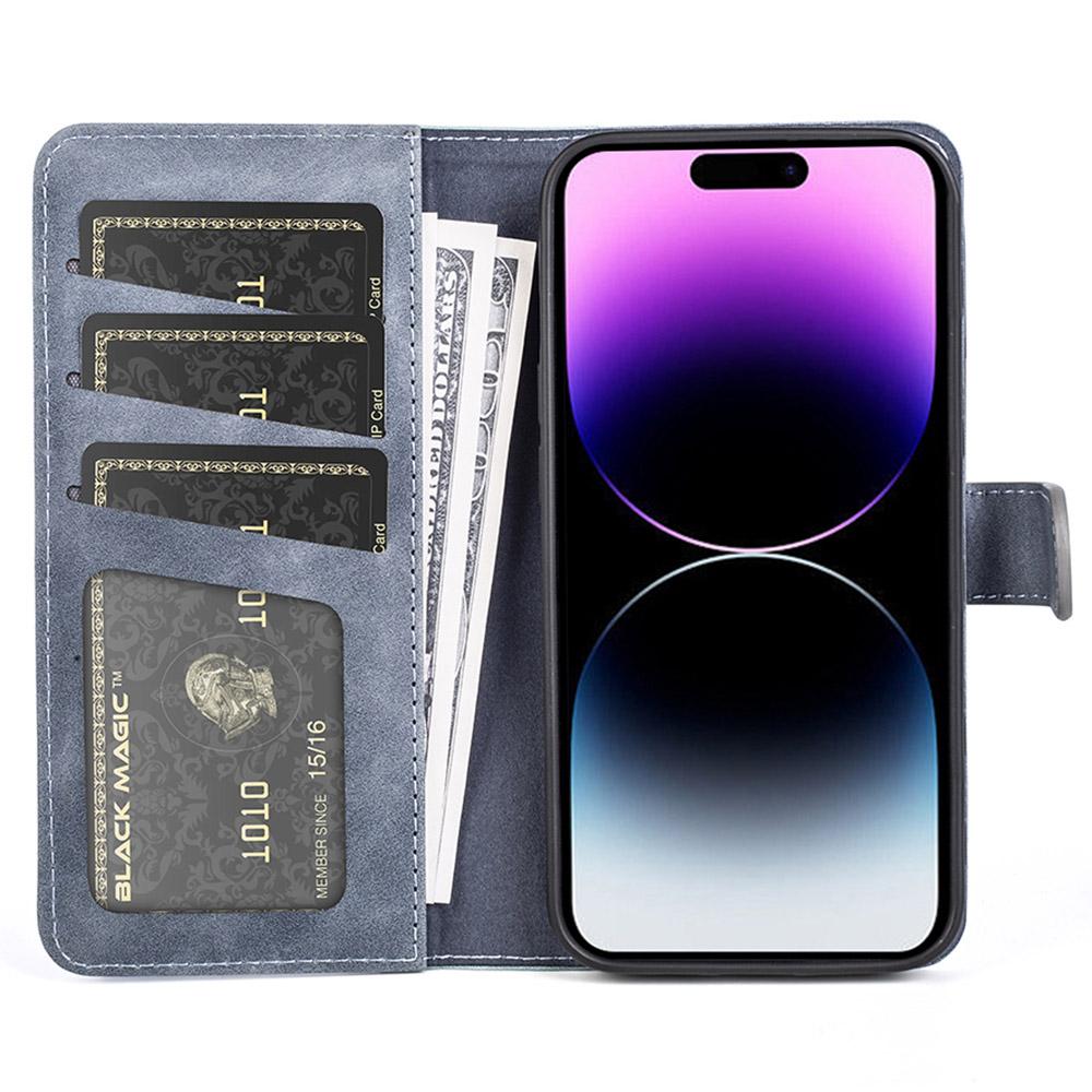 Phone Cover for iPhone 15 Pro Dual-color Splicing Magnetic Clasp PU Leather Wallet Drop-proof Case Blue
Phone Cover for iPhone 15 Pro Dual-color Splicing Magnetic Clasp PU Leather Wallet Drop-proof Case Blue