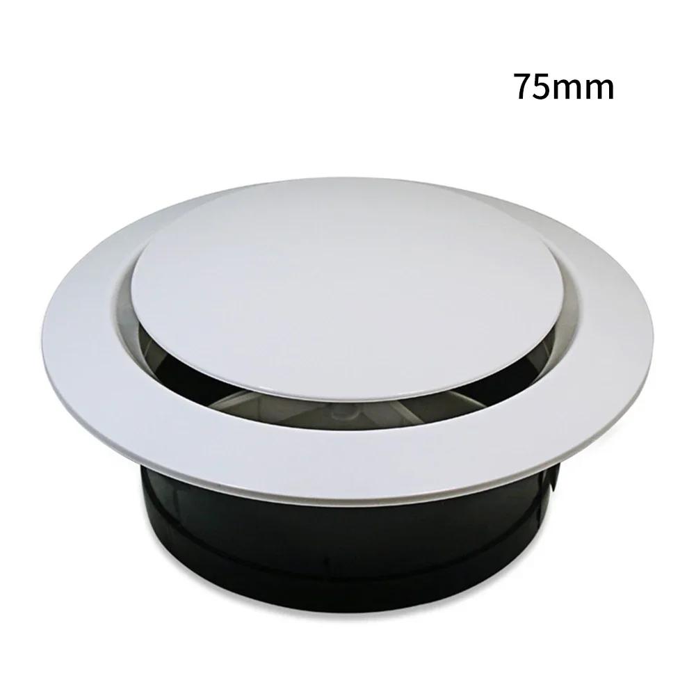 Vent Cover 75MM, 100MM, 150MM, 200MM ABS Air Conditioning Ventilation Diffuser Adjustable Louver Circular Air Outlet
Vent Cover 75MM, 100MM, 150MM, 200MM ABS Air Conditioning Ventilation Diffuser Adjustable Louver Circular Air Outlet