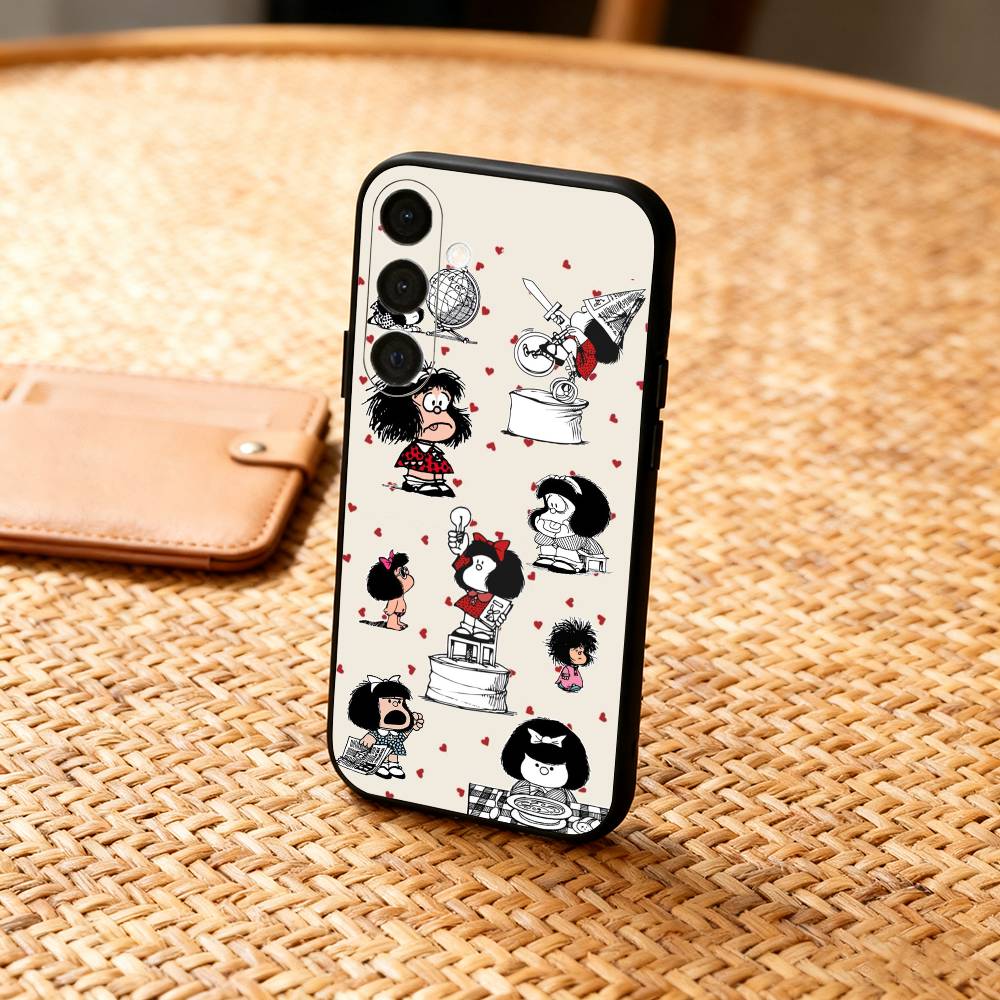 C-Cute Cartoon M-Mafalda Phone Case For Samsung A73,72,71,53,52,51,22,91,80, Soft Black Cover Samsung a21
C-Cute Cartoon M-Mafalda Phone Case For Samsung A73,72,71,53,52,51,22,91,80, Soft Black Cover Samsung a21