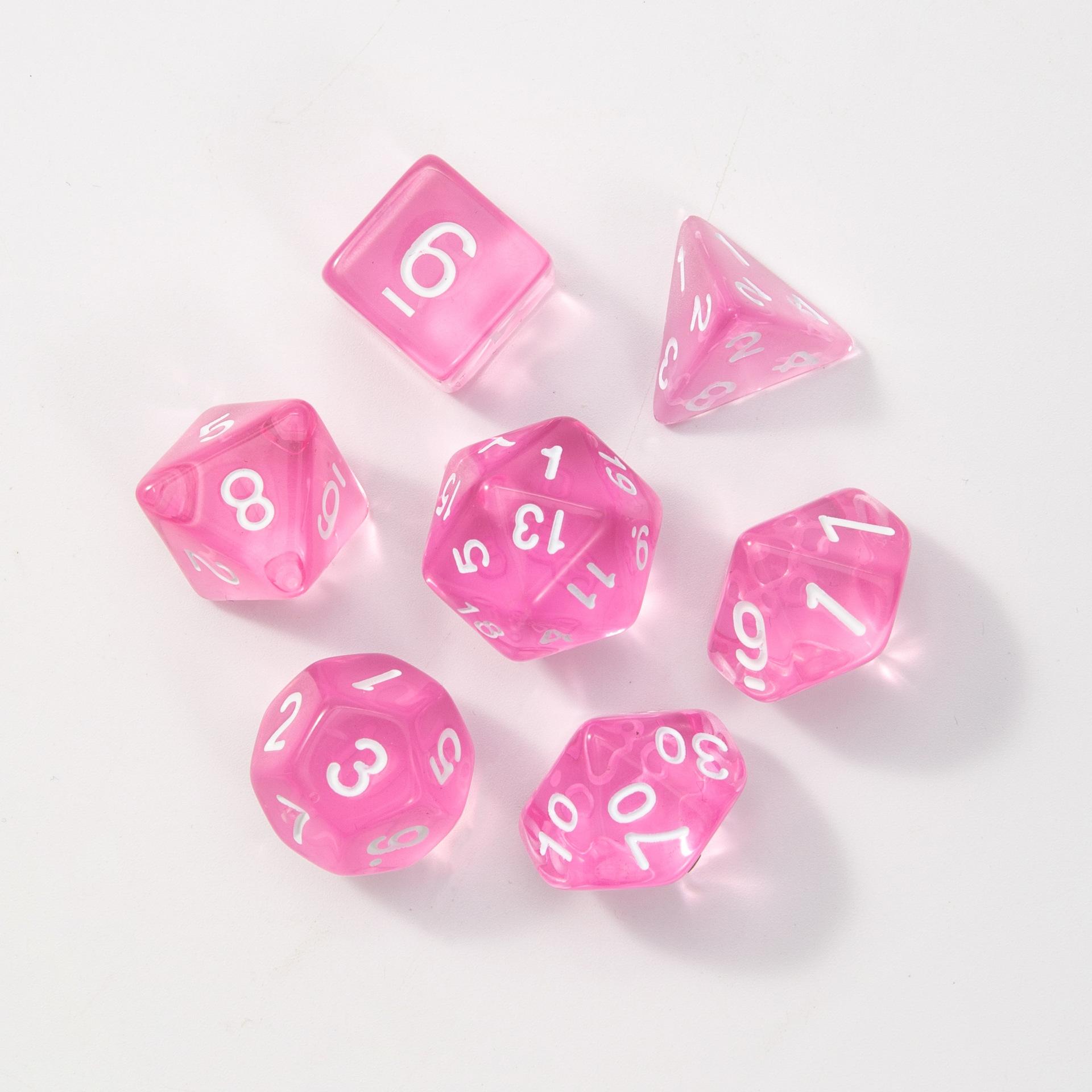 7Pcs/Lot Resin Multifaceted Dice D&D D4 D6 D8 D10 D% D12 D20 Polyhedral TRPG Games Настільна гра Dice 291
7Pcs/Lot Resin Multifaceted Dice D&D D4 D6 D8 D10 D% D12 D20 Polyhedral TRPG Games Настільна гра Dice 291