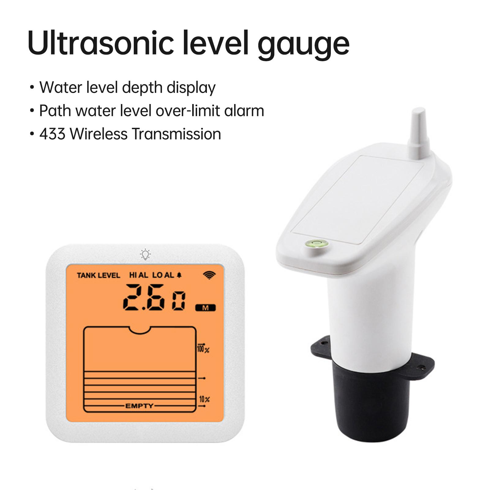 Smart Water Level Sensor Ultrasonic Meter for Flooding Leak Monitoring with High Low Alarm IP65 Waterproof for Home
Smart Water Level Sensor Ultrasonic Meter for Flooding Leak Monitoring with High Low Alarm IP65 Waterproof for Home