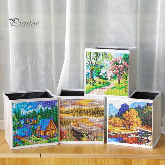 Складной ящик для хранения алмазной живописи DIY Craft Cube Вышивка Чехол-органайзер 1
Складной ящик для хранения алмазной живописи DIY Craft Cube Вышивка Чехол-органайзер 1