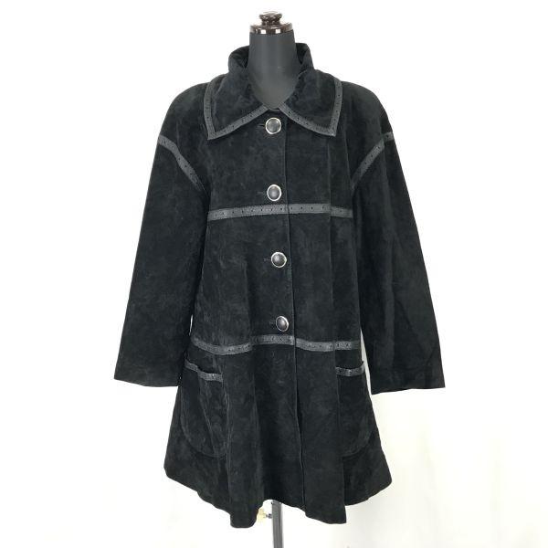 USED/80s-90s F.TAKAKO Suede Leather Coat Women M Black Shoulder Pads Vintage
USED/80s-90s F.TAKAKO Suede Leather Coat Women M Black Shoulder Pads Vintage
