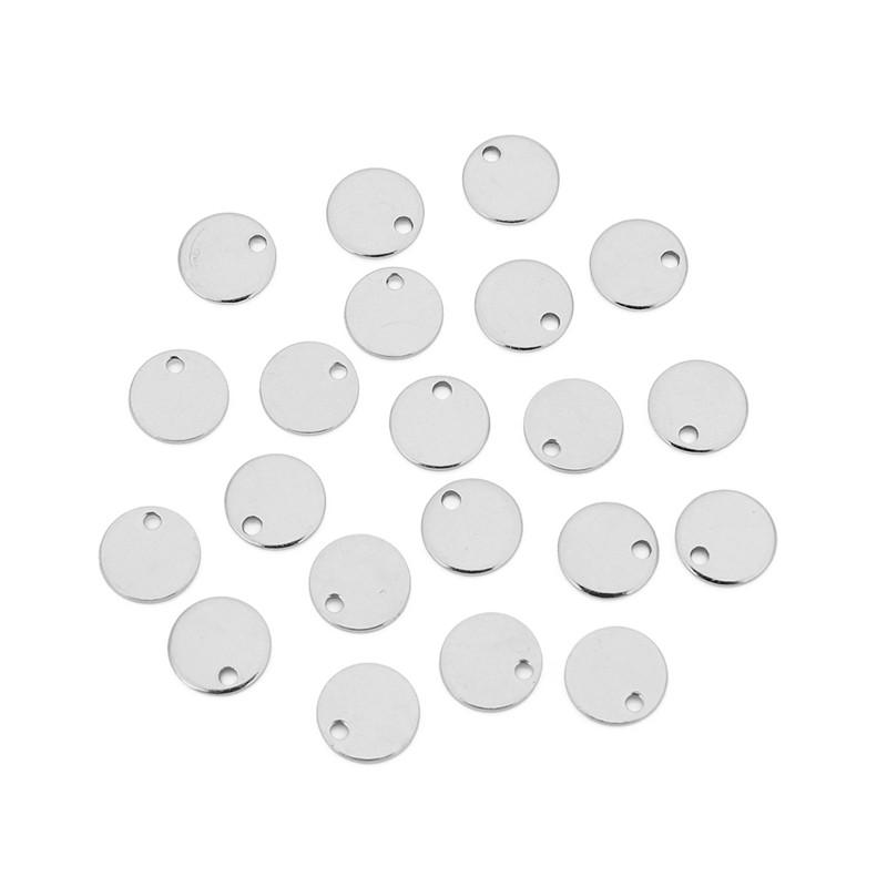 10-20pcs Stainless Steel Charms Pendant Round Stamping Blank Stamping Dog Tag Charms For Necklace DIY Jewelry Making Wholesale 6mm
10-20pcs Stainless Steel Charms Pendant Round Stamping Blank Stamping Dog Tag Charms For Necklace DIY Jewelry Making Wholesale 6mm