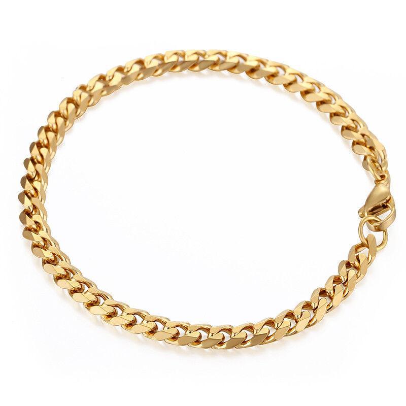 Браслет с кубинскими звеньями из нержавеющей стали 3/5/7/9/11 мм, длина 22 см 5mm золотой
Браслет с кубинскими звеньями из нержавеющей стали 3/5/7/9/11 мм, длина 22 см 5mm золотой