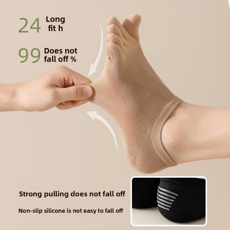 5 Pairs Five-finger Socks Men s Summer Thin Sweat Absorbent Anti-odor Anti-beriberi Invisible Shallow Mouth Boneless Men s Socks 5 Pairs
5 Pairs Five-finger Socks Men s Summer Thin Sweat Absorbent Anti-odor Anti-beriberi Invisible Shallow Mouth Boneless Men s Socks 5 Pairs
