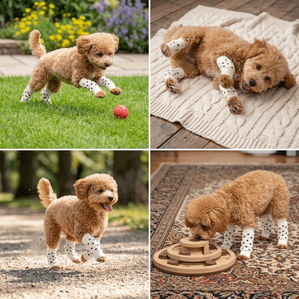 4Pcs Dirt Repellent Dog Leg Warmers Polka Dot Hock Protector Joint Socks Indoor/Outdoor Use S
4Pcs Dirt Repellent Dog Leg Warmers Polka Dot Hock Protector Joint Socks Indoor/Outdoor Use S