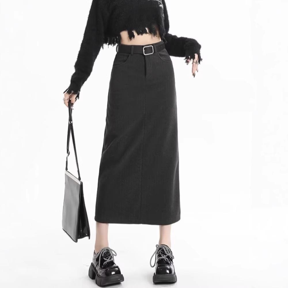 Spicy Girl High-Waisted Tweed Pencil Skirt - Women s Academy Style Midi Skirt for Autumn/Winter M
Spicy Girl High-Waisted Tweed Pencil Skirt - Women s Academy Style Midi Skirt for Autumn/Winter M