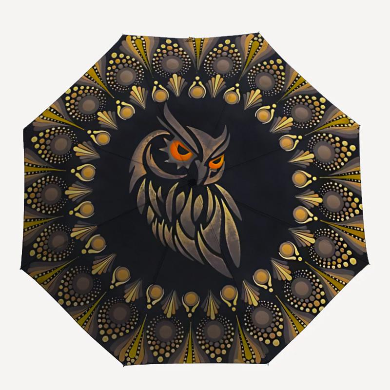 1pc Owl Mandala Automatic Folding Umbrella - Design, Durable Iron Frame for Travel, Outdoor, Beach Fashion Accessory a0920050
1pc Owl Mandala Automatic Folding Umbrella - Design, Durable Iron Frame for Travel, Outdoor, Beach Fashion Accessory a0920050