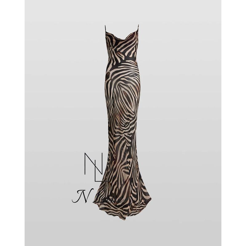 Fashion Straight Mining Rat and BOA 24 Slit Sexy Zebra Stripes V Neck Open Back Camisole Dress Zebra Pattern XL
Fashion Straight Mining Rat and BOA 24 Slit Sexy Zebra Stripes V Neck Open Back Camisole Dress Zebra Pattern XL